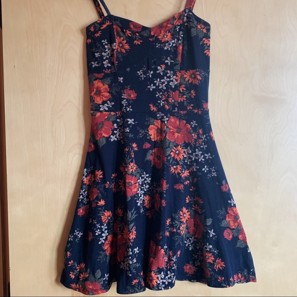 Aeropostale Fit and Flare Floral Dress
